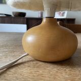 1970s wooden ball lamp