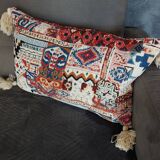 Bohemian kilim style cushion
