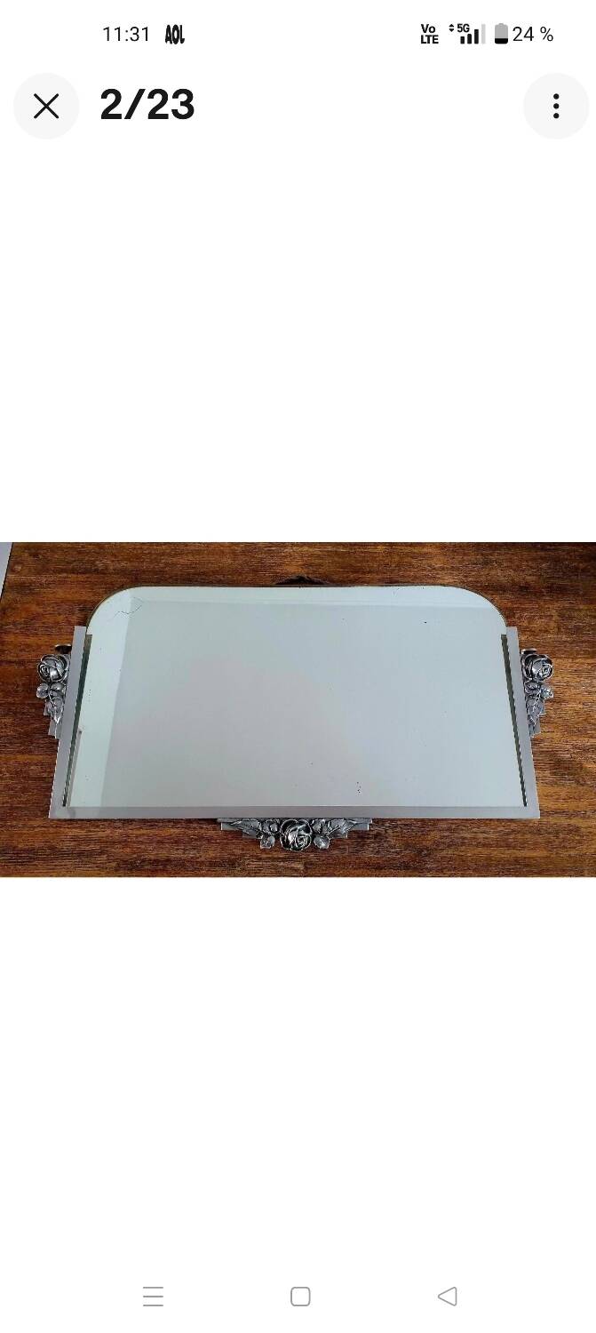 Art Deco wall mirror