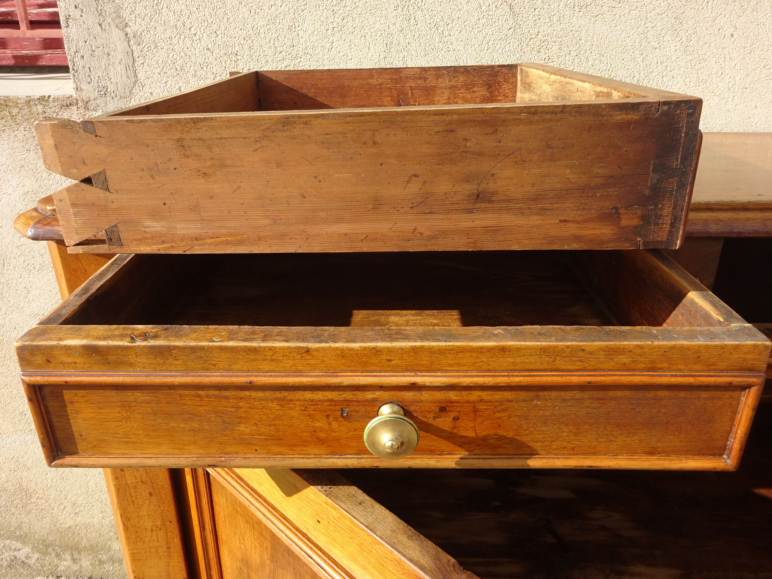 Louis-Philippe sideboard, late nineteenth, walnut