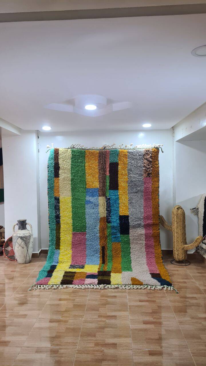 Handmade Berber wool rug 250x150 cm