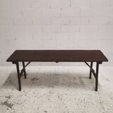 Antique folding solid wood table