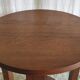 Art Deco pedestal table in solid oak - mid. 20th century