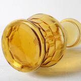 Rare Vintage Designer Italian Amber Glass Pitcher / Mid-century Jug / Italy