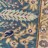 Tapis ancien turc Cesareh en soie fait main 114x176 cm