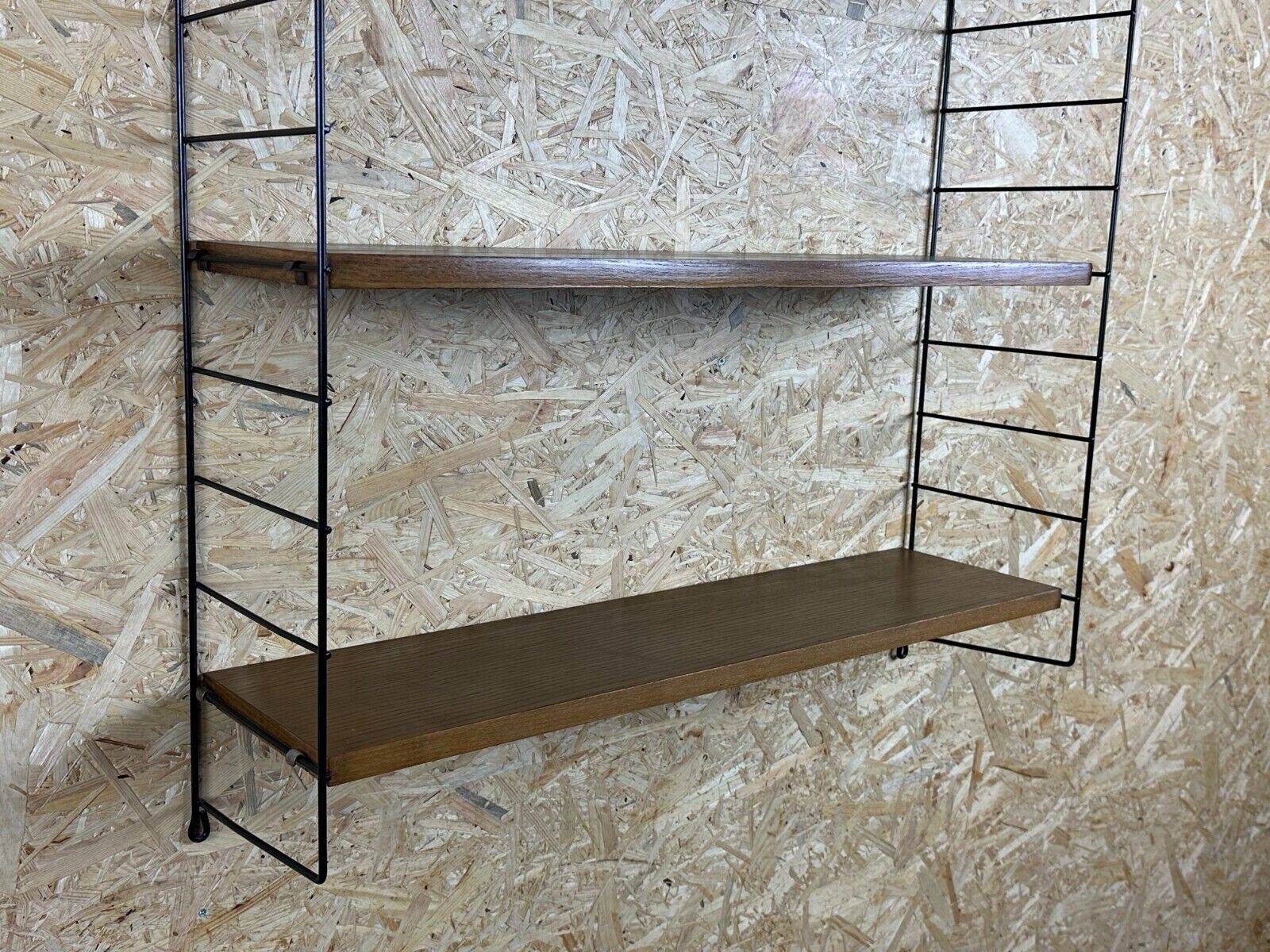 60s 70s oak string shelf module by Kajsa & Nils "Nisse" Strinning Sweden