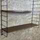 60s 70s oak string shelf module by Kajsa & Nils "Nisse" Strinning Sweden