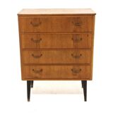 Scandinavian teak chest of drawers, Sweden, 1950