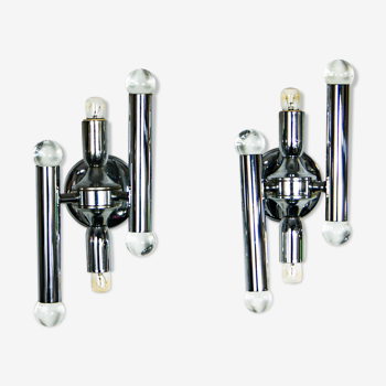 Pair of wall sconces from Sciolari 1960