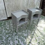 Pair of gray bedside tables