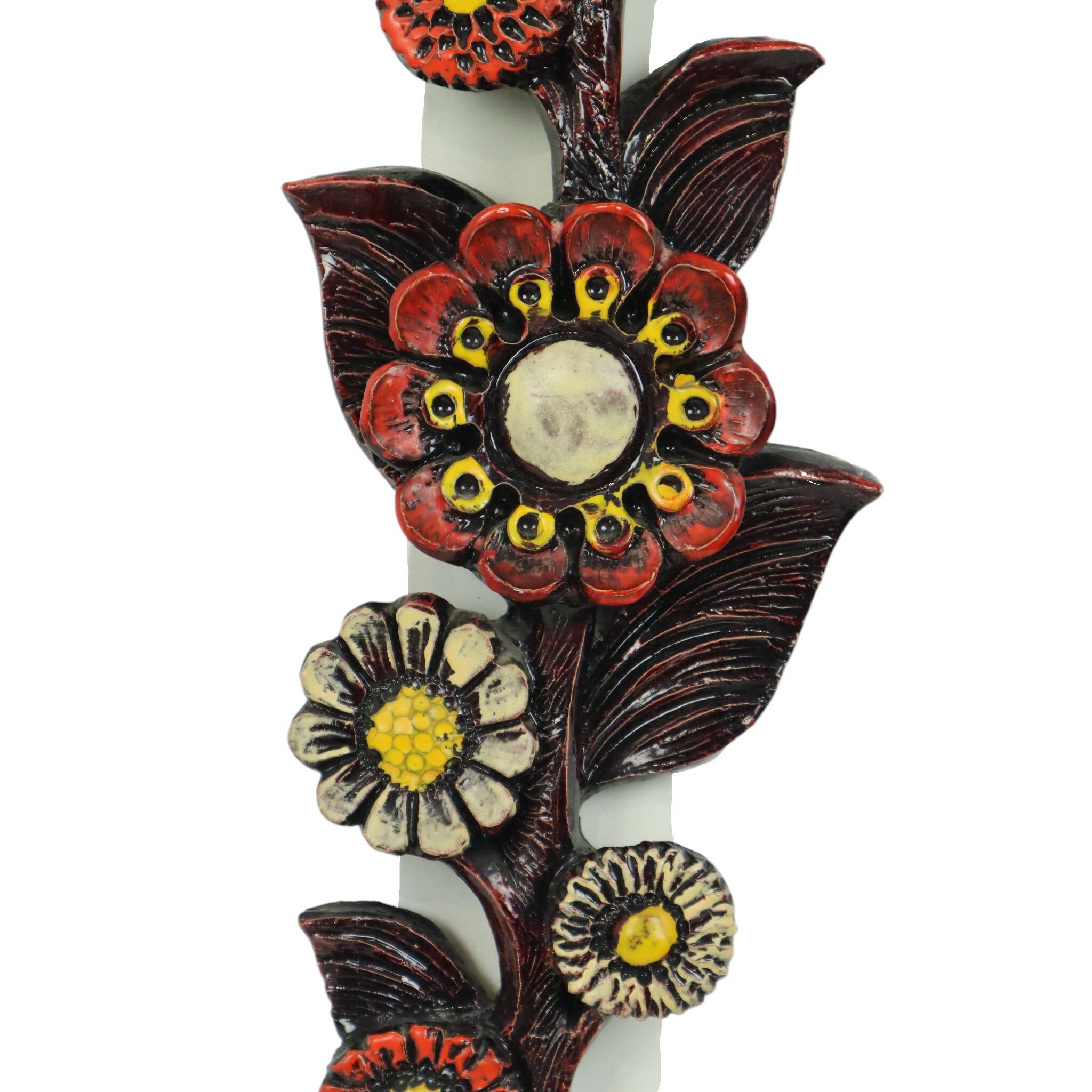 Large Flowers Wall Decoration Brutalism Ars Munda