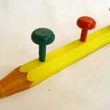 Wall hooks, colored pencil, 1980s