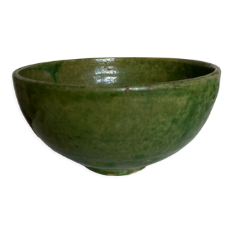 Glazed clay salad bowl from Biot 1960