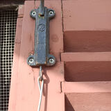 Pair of wooden shutters