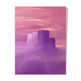 Painting, oil on canvas, 55 x 46 cm, "Citadel III"