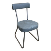 Industrial office chair blue-grey