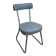 Blue-grey industrial office chair