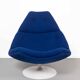 Blue Artifort swivel chair F590 – Geoffrey D. Harcourt