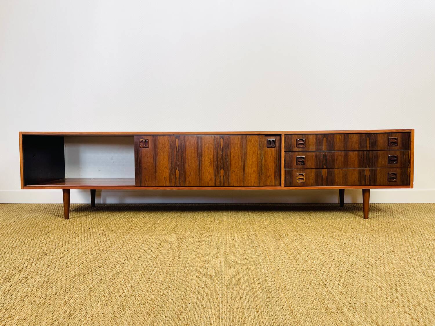 Scandinavian rosewood sideboard