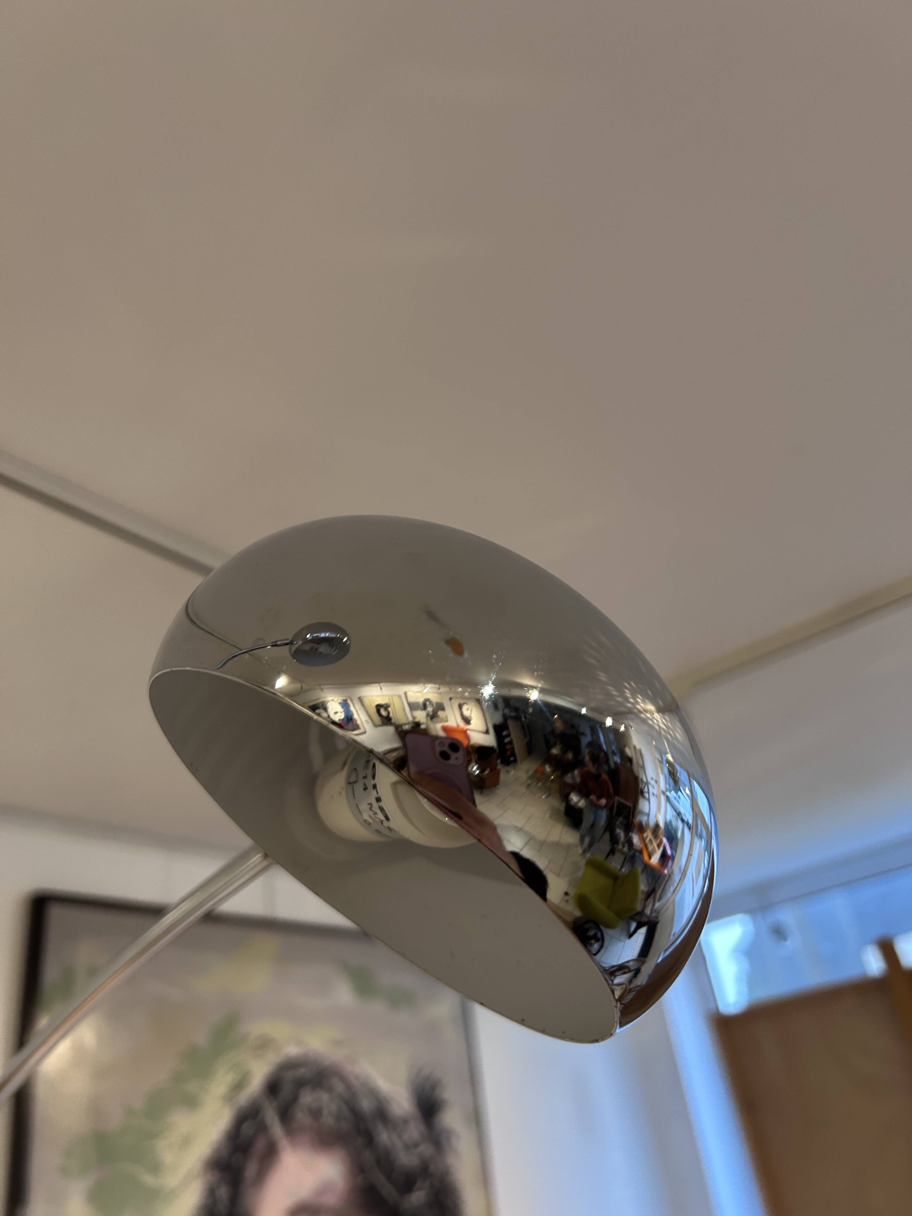 Lily of the valley floor lamp with 5 branches