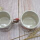 Duo of vintage cups I love you Me too