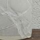 Vintage ice effect blown glass vase