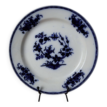 Large Bouquet Plate BOCH Brothers KERAMIS CLASS 1855