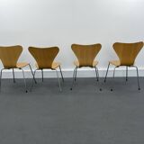Chairs 3107 by Arne Jacobsen for Fritz Hansen, 1990s