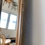 Old foot mirror gilded