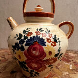 Gargoulette / Jug signed Longchamp - Hand-painted ceramic - Vintage