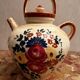 Gargoulette / Jug signed Longchamp - Hand-painted ceramic - Vintage