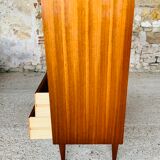 Vintage chest of drawers, 5 drawers in teak Circa 60