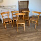 Set of 5 bistro chairs