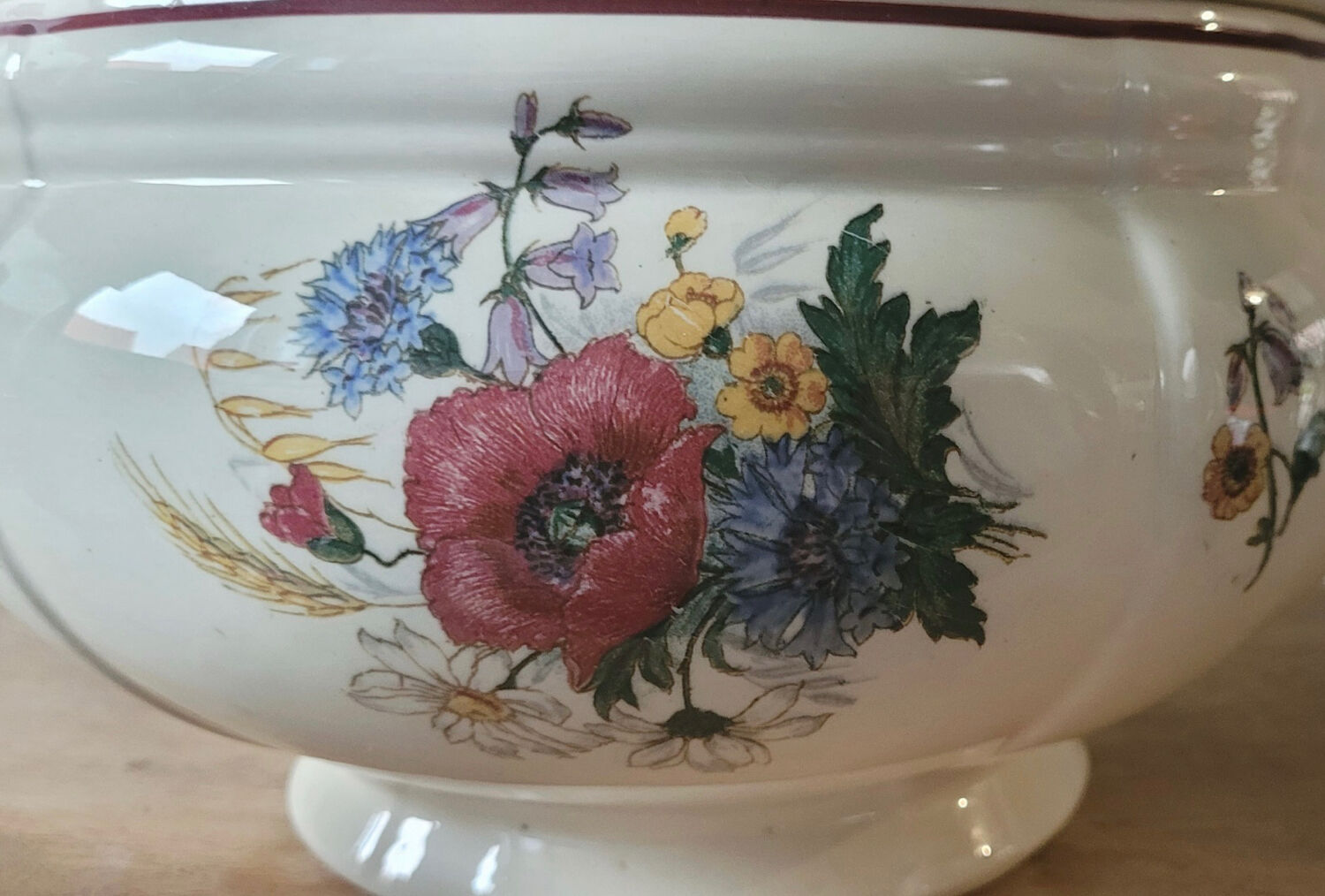 Sarreguemines model soup tureen Agreste