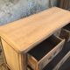 Louis XV style chest of drawers in stripped oak