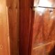 Empire secretary in walnut.