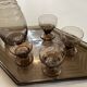 Art Deco glass and carafe set