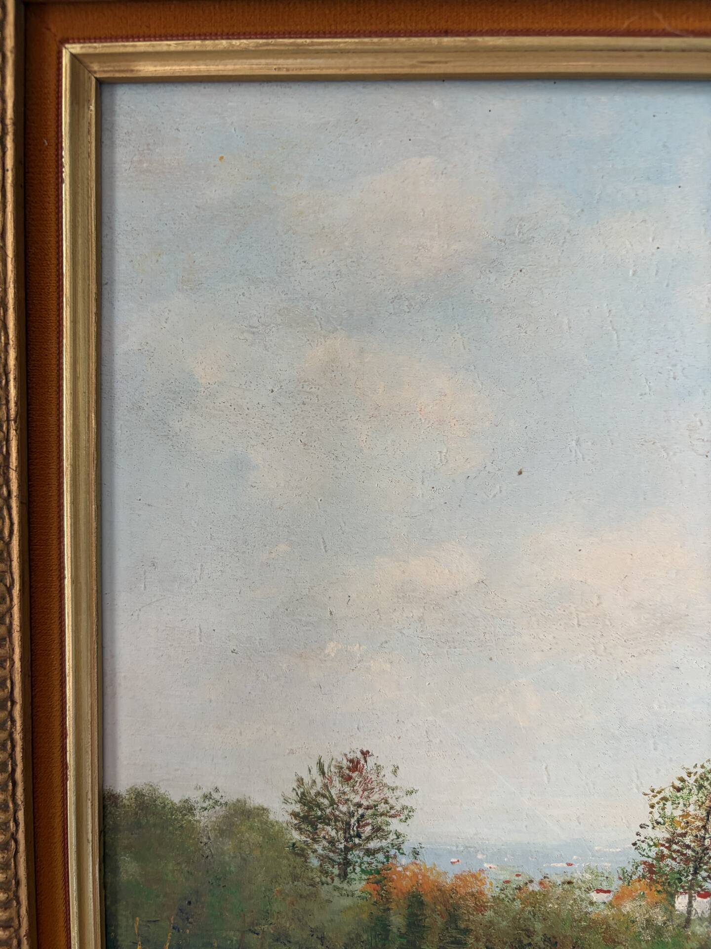 Landscape of the 20th century, oil on canvas