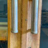 Oak university glass bookcase 1950