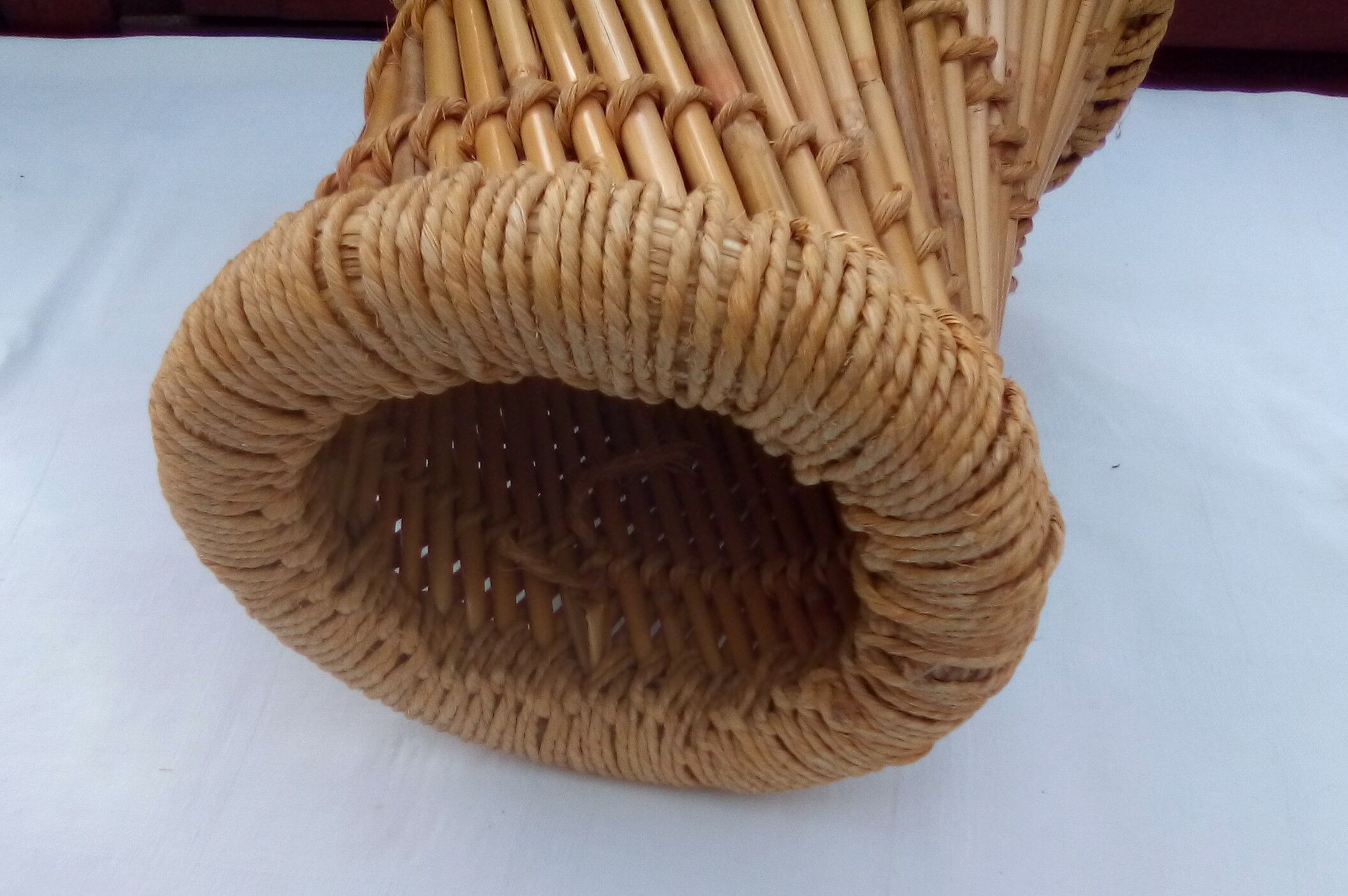 Bamboo ottoman