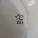 12 flat plates in ironstone from Badonviller