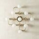 Wall and ceiling lamp Gaetano Sciolari Leola