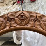 Art Deco oval mirror