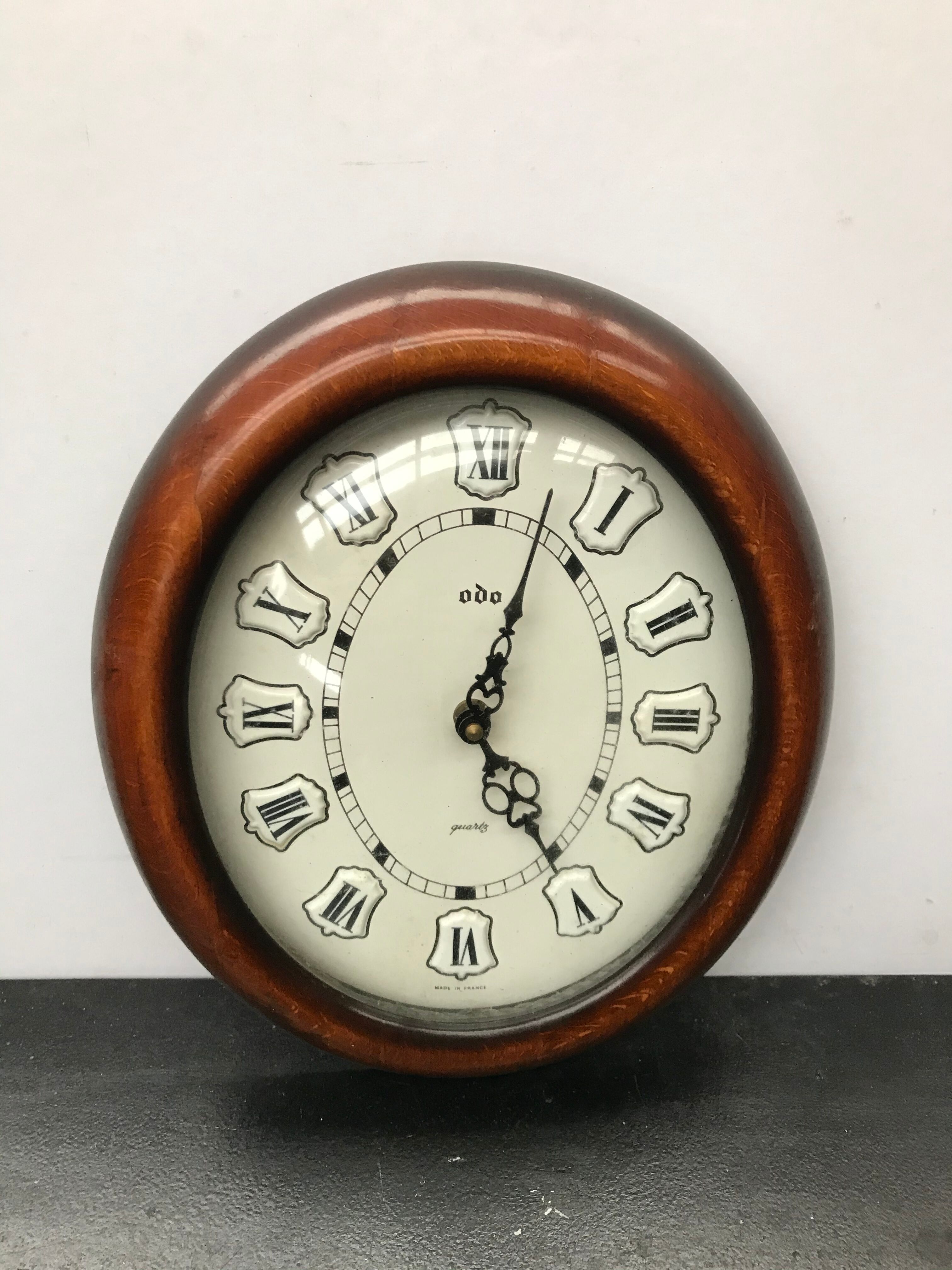 Odo wood old clock - 70s