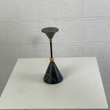 Vintage marble and brass candle holder