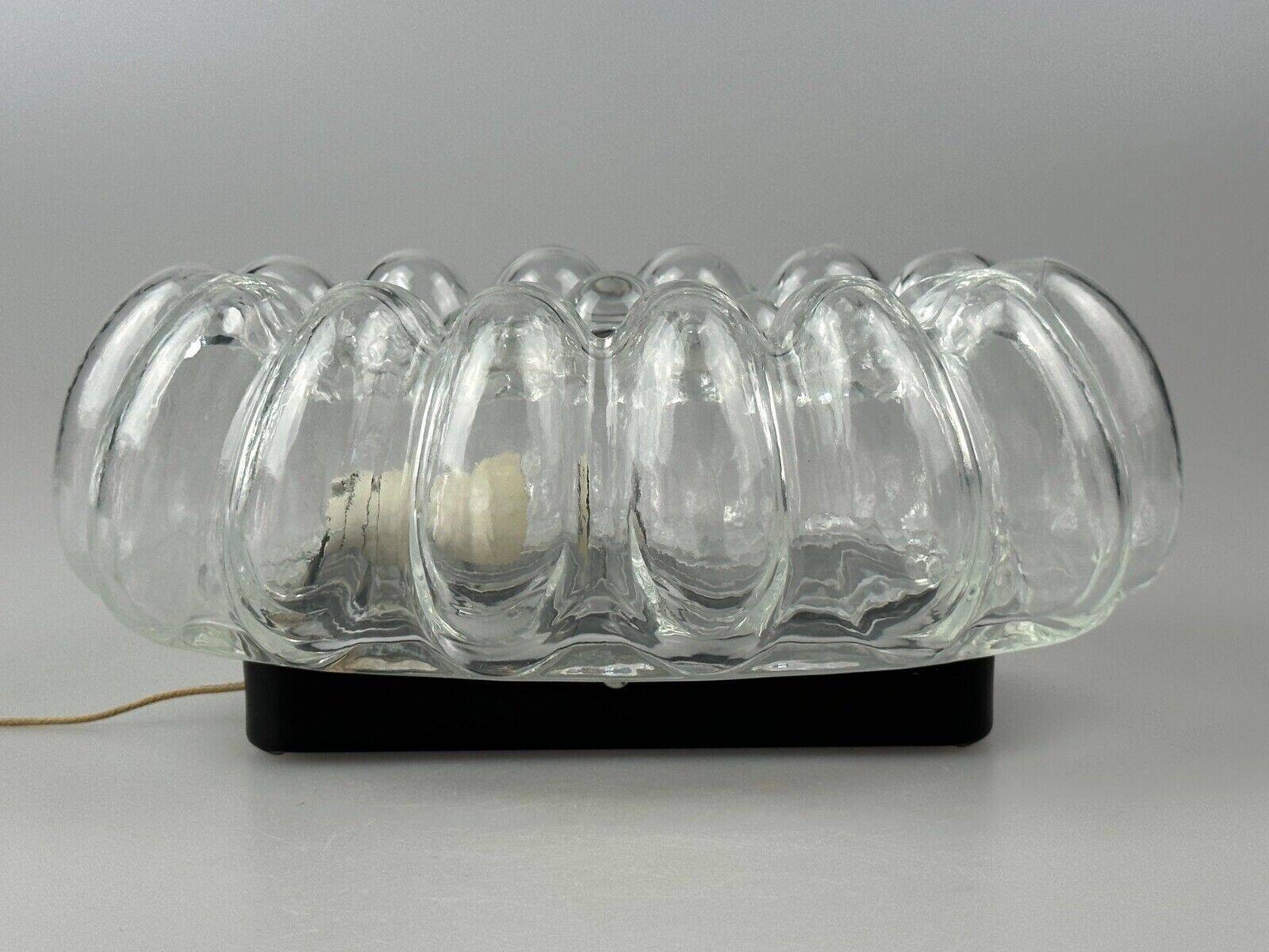 60s 70s wall lamp made of glass & metal bubble wall sconce space age design