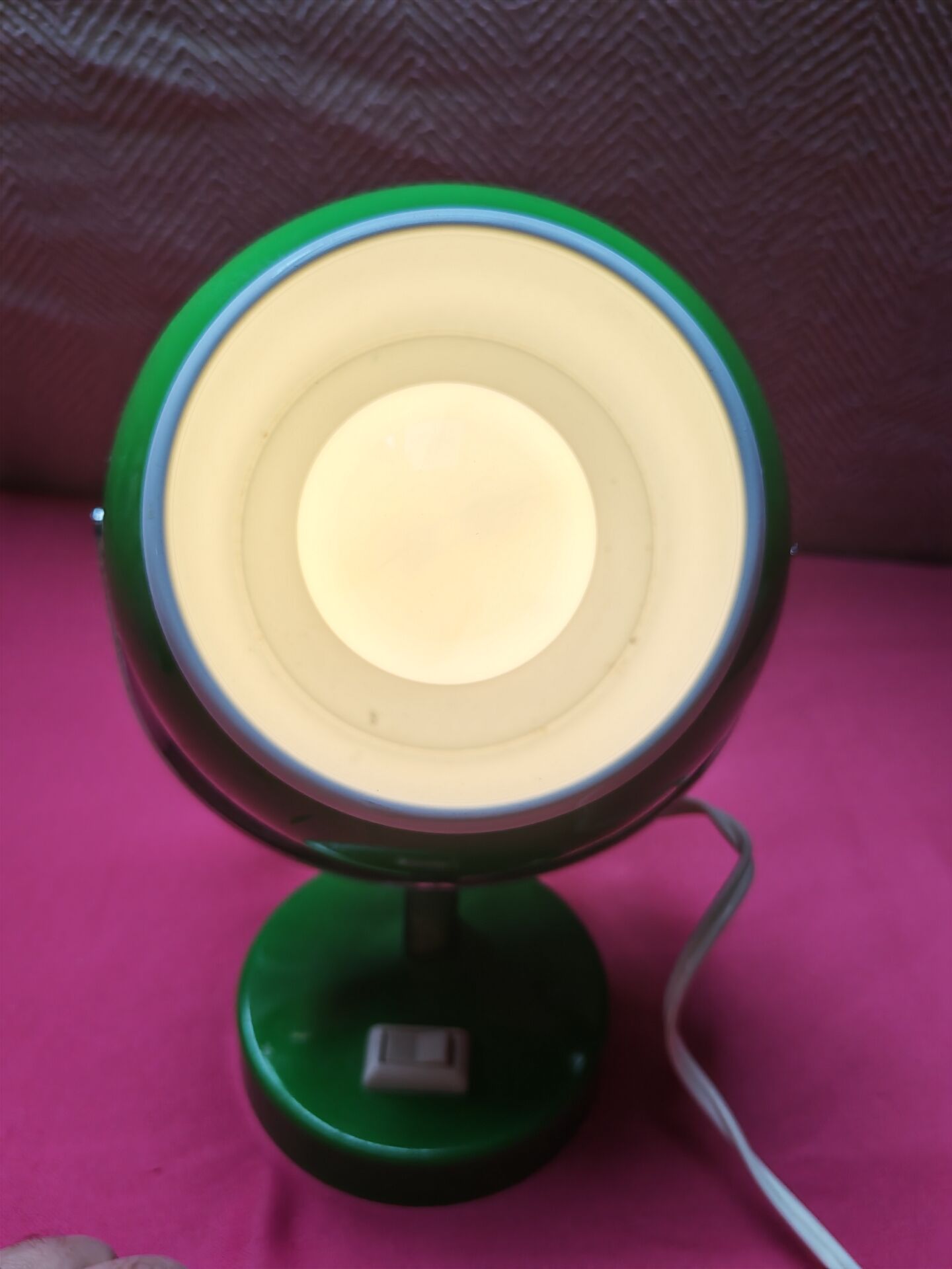 Green Eyeball Table Lamp – Space Age 1970s
