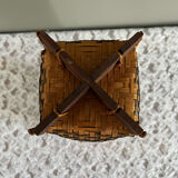 Bamboo vase for dried flowers