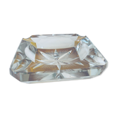 Art deco ashtray in cut crystal