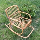 Rocking chair in rattan child